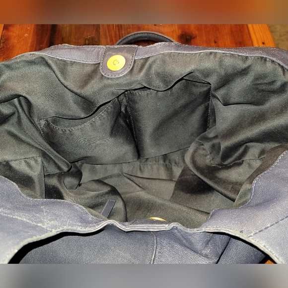 Lucky Brand Patti Navy Leather Hobo Bag - Picture 2 of 9